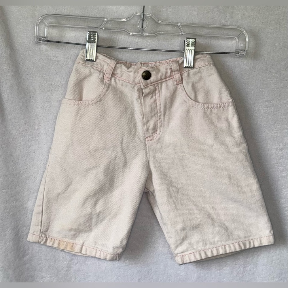 Vintage Guess Size 4T Light Pink Denim Shorts